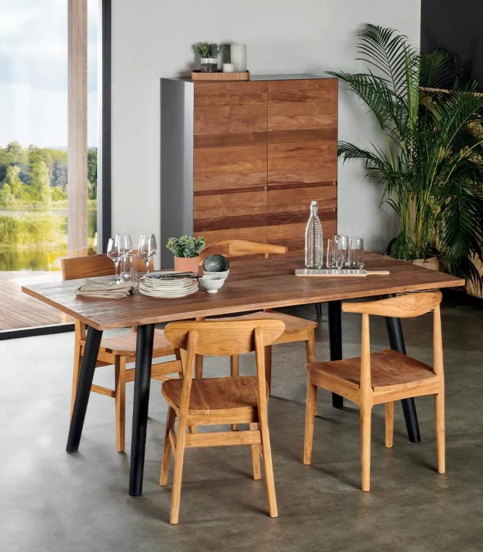 Table teck LANGDON – Image 2