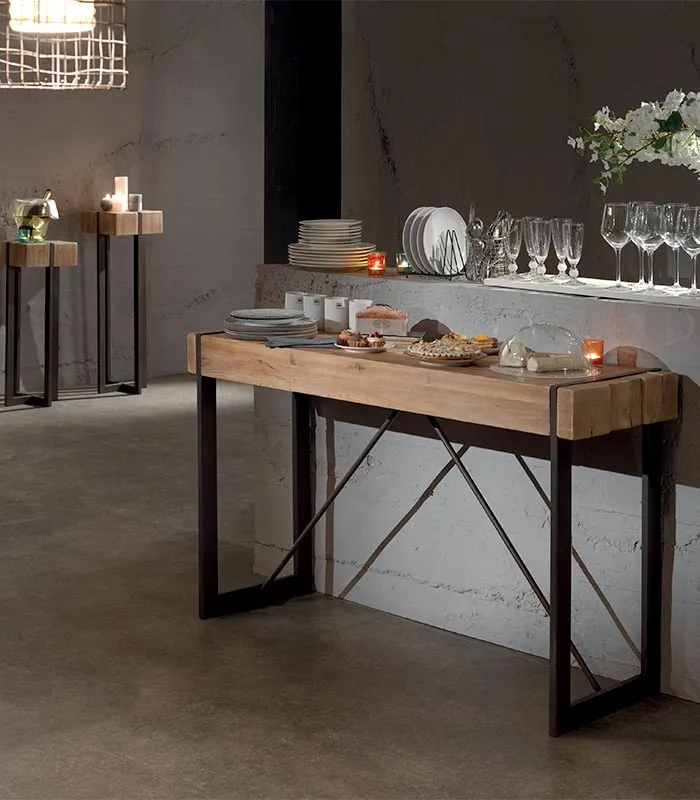 Console sapin & métal FABRIK – Image 2