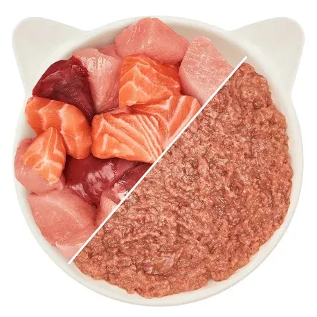 Pâtée pour chat Adulte Poulet et saumon 125g – Wow – Image 3